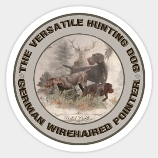 German Wirehaired Pointer Sticker